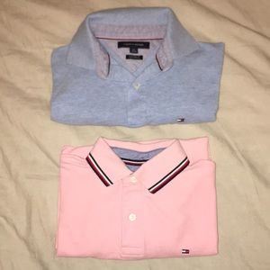 Two Tommy Hilfiger Polo’s Men’s Size Small